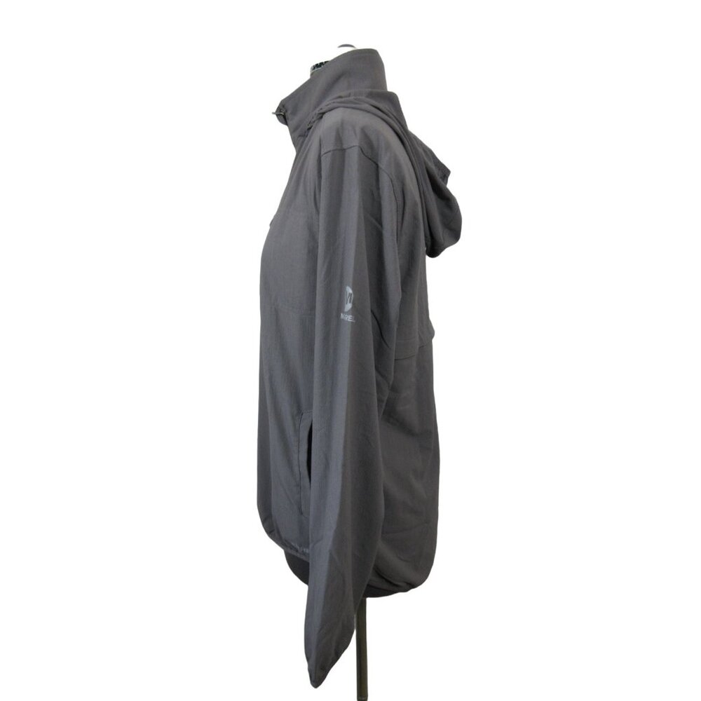 Merrell men's‎ gray Transcend hooded full zip softshell running jacket S - Picture 2 of 12